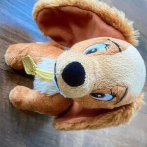Disney Lady and the tramp lady dog plush puppy brown stuffed animal soft toy